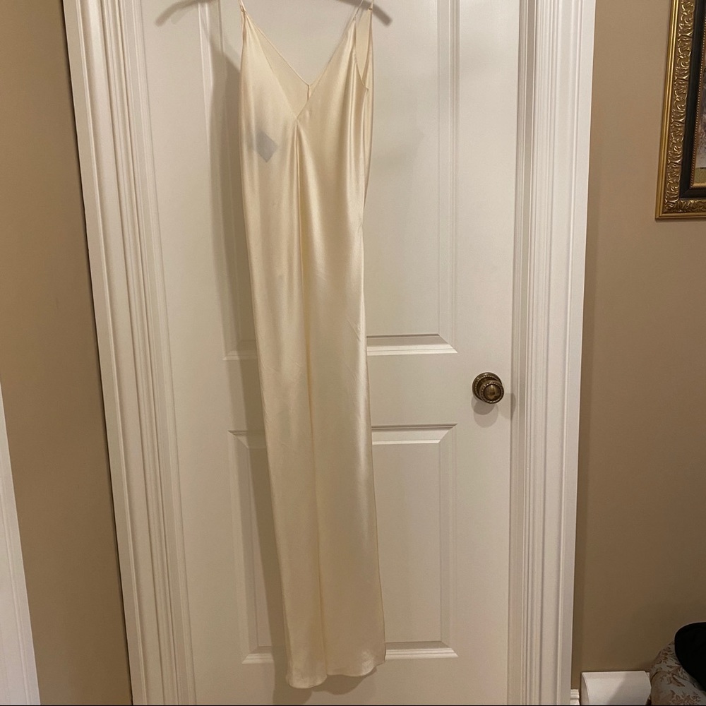 Juan Carlos obando silk Tank dress